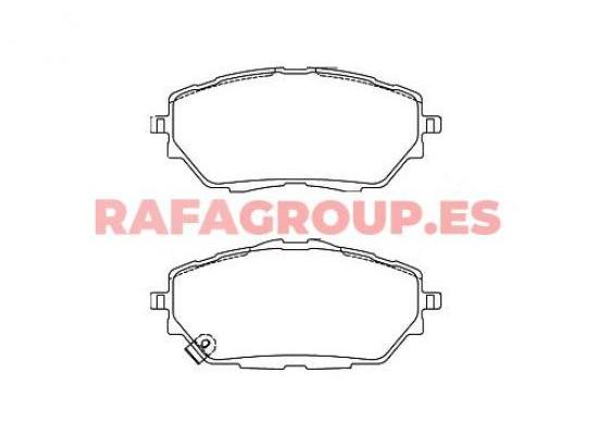 04465F4010 - Pastillas de freno, Toyota, RG2178602